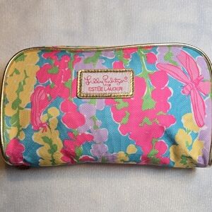 Lilly Pulitzer for Estée Lauder Colorful Floral Pouch